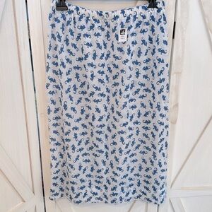 Vintage Seahorse Midi Skirt